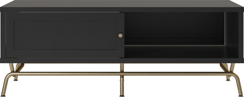 Nova Sofabord 122 cm med Oppbevaring Svart - CosmoLiving