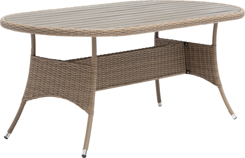 Spisebord 180 cm - Kunstrotting/Brun