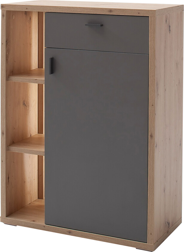 Nacimento Kommode 37x76 cm - Grå/Natur