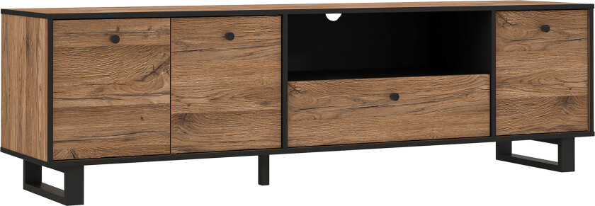 Donmills TV-benk 180 cm - Brun/Svart