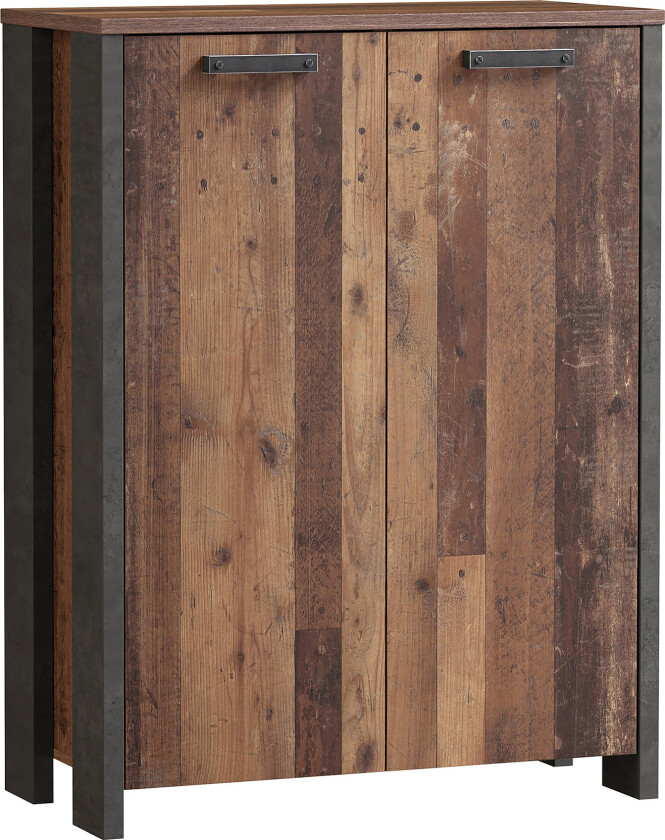 Torelles skjenk 74x153 cm - Brun / Grå