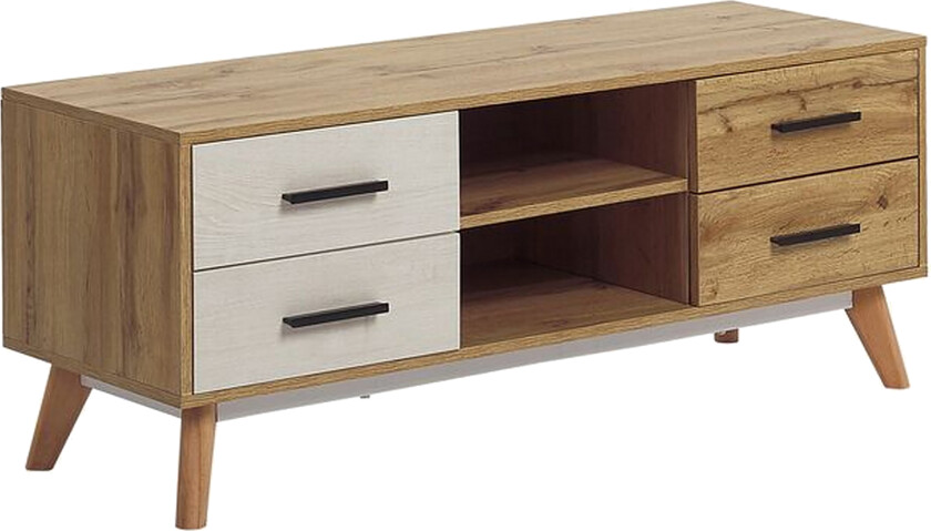 Poblat TV-Benk 120 cm - Hvit