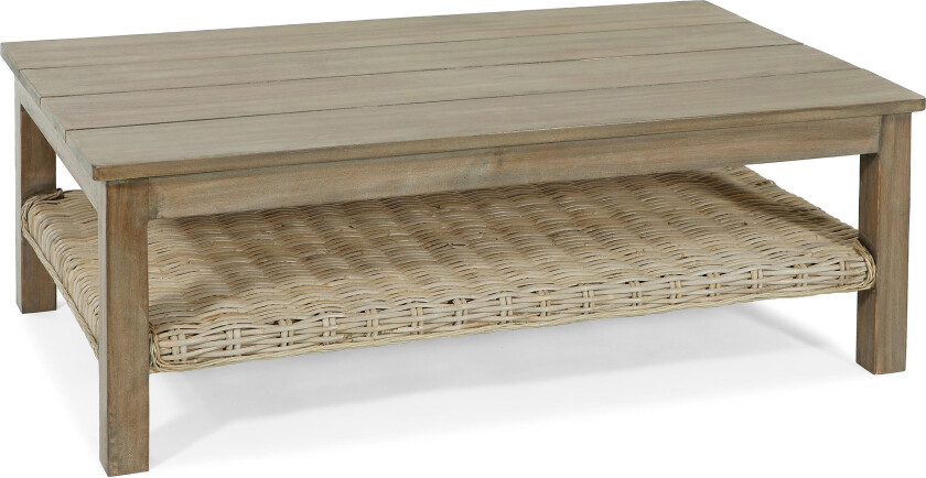 ULLEN BORD 111X67 H.40 ANT.GRÅ MANGO - Naturrotting