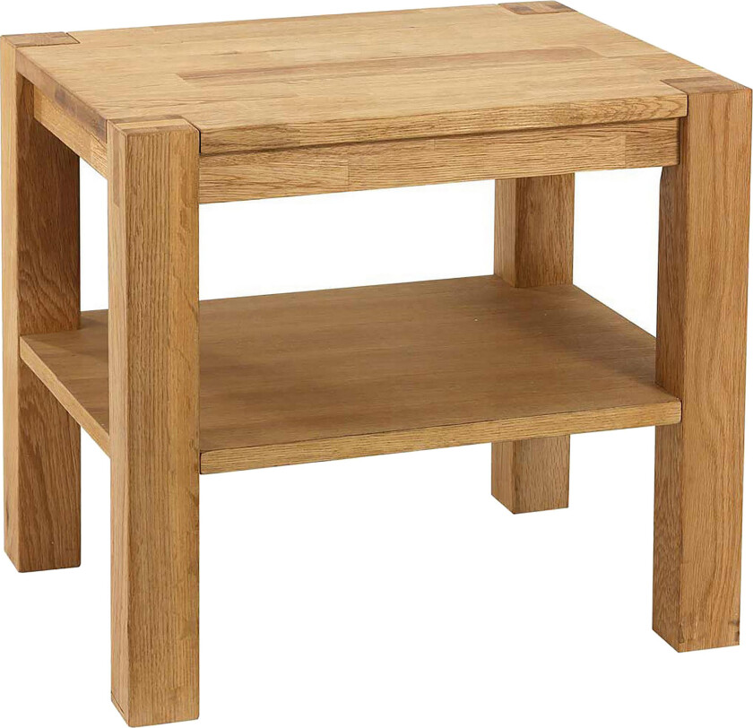 Demottte Nattbord 50 cm med Oppbevaring Hylle - Eikfiner