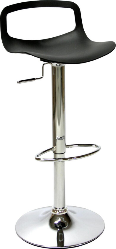 Andy Barstol - Svart / Krom