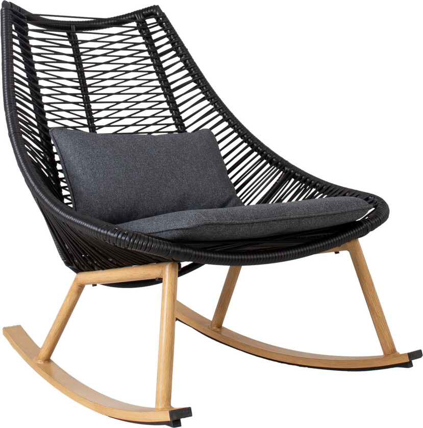 Helsinki Gyngestol - Svart/Tre