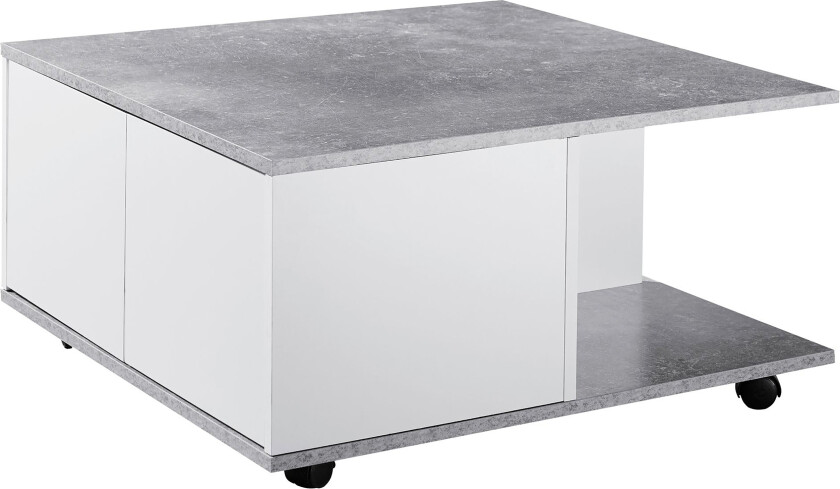 Marchall Sofabord 70 cm - Hvit