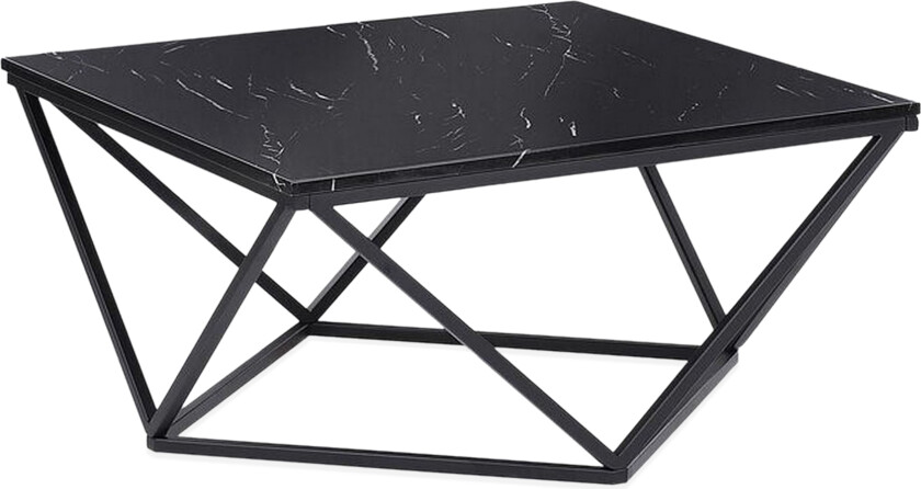 Kubsch Kaffebord Marmormønster - Svart