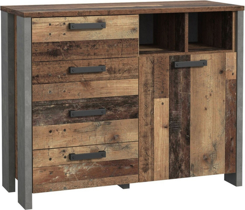 Bilde av Cadle Kommode 107 cm - Brun/Grå