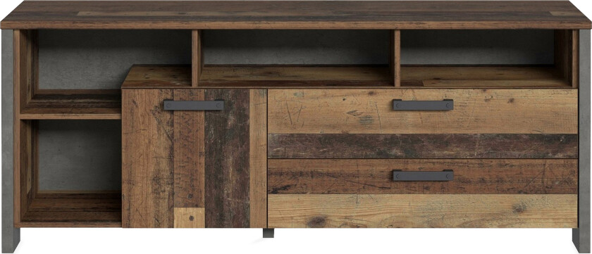 Cadle TV-Benk 161 cm - Brun/Grå