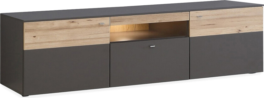 Ameysford TV-Benk 209,8 cm - Grå/Brun