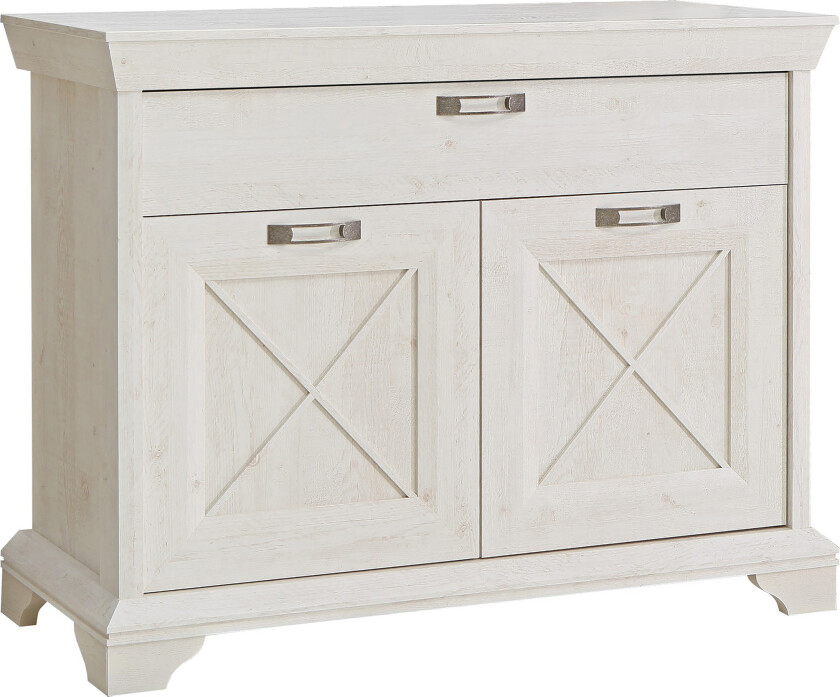 Hurlston Kommode 123 cm - Hvit