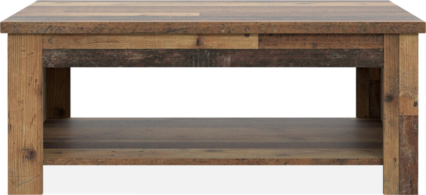 Cadle Sofabord 110 cm med Oppbevaringshylle - Brun