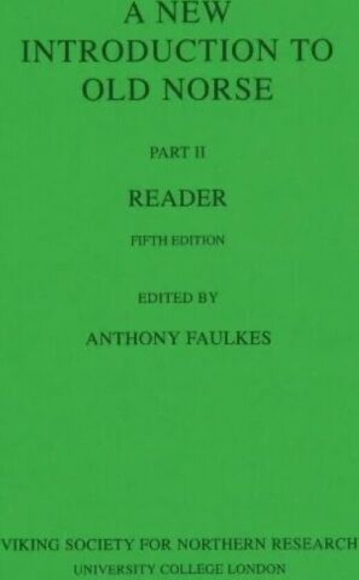 A New Introduction to Old Norse