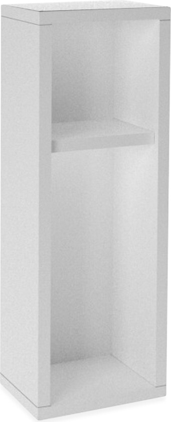 Bilde av Myrvallen Nattbord 15 cm med Oppbevaring 2 Hyller - Hvit