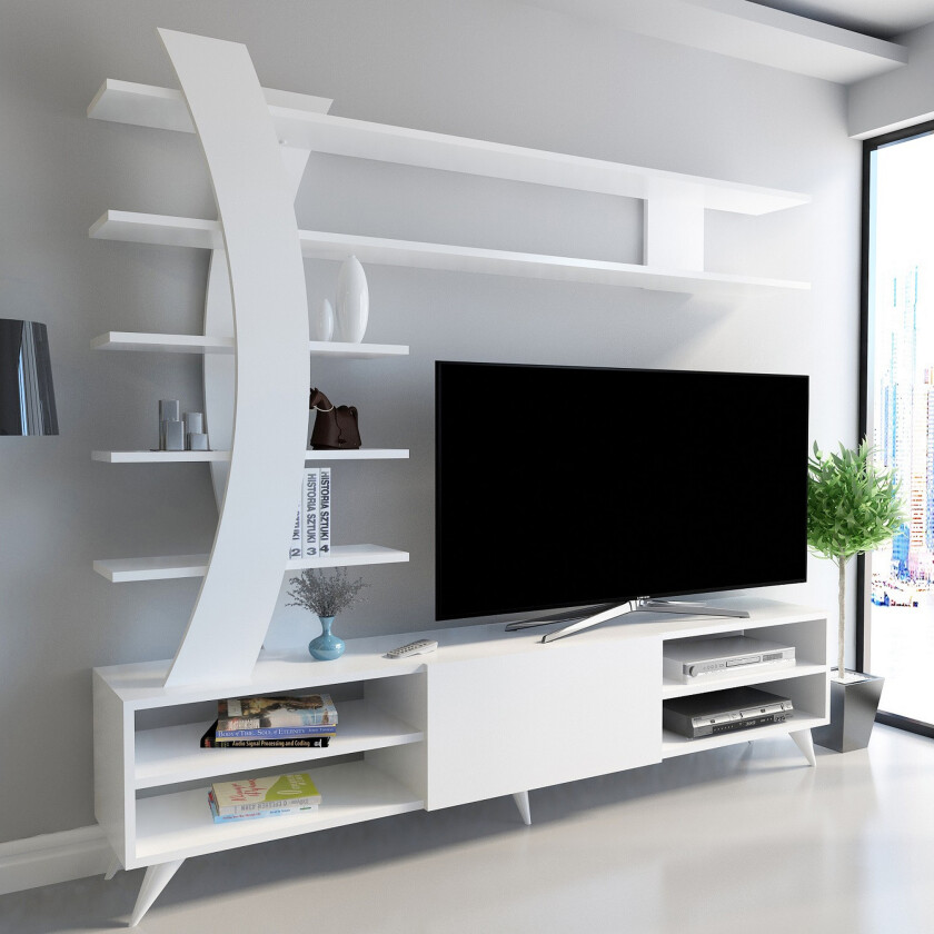 Hejde TV-Benk 180 cm - Hvit