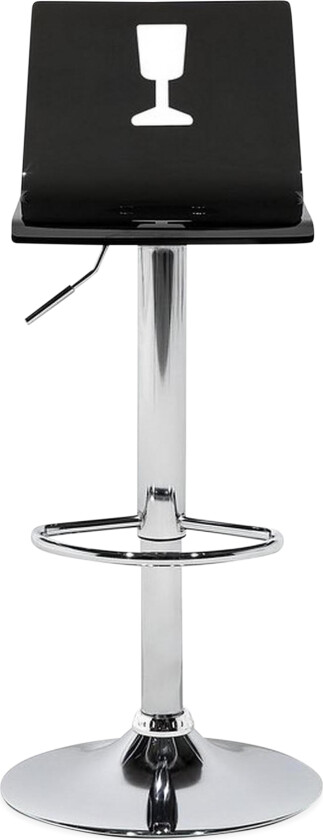 Busan Barstol 38 cm - Transparent