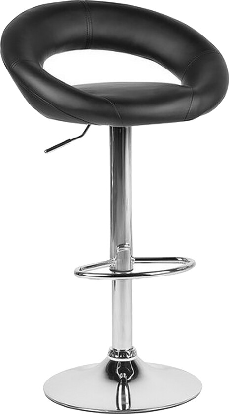 Peoria Barstol 54 cm - Sølv