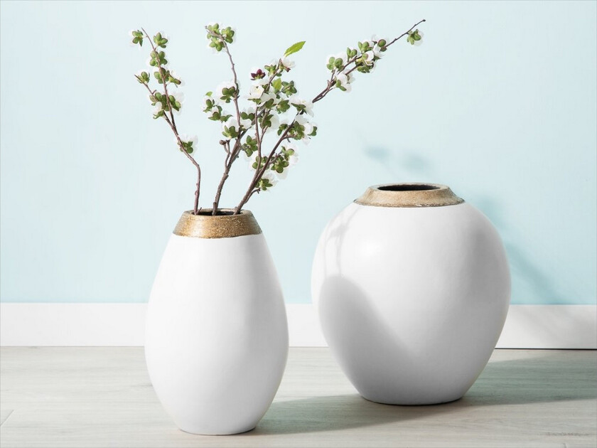 Lauri Vase 31 cm - Hvit