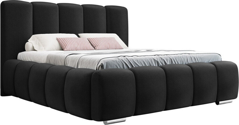 Cleaton Sengeramme 160x200 cm - Svart