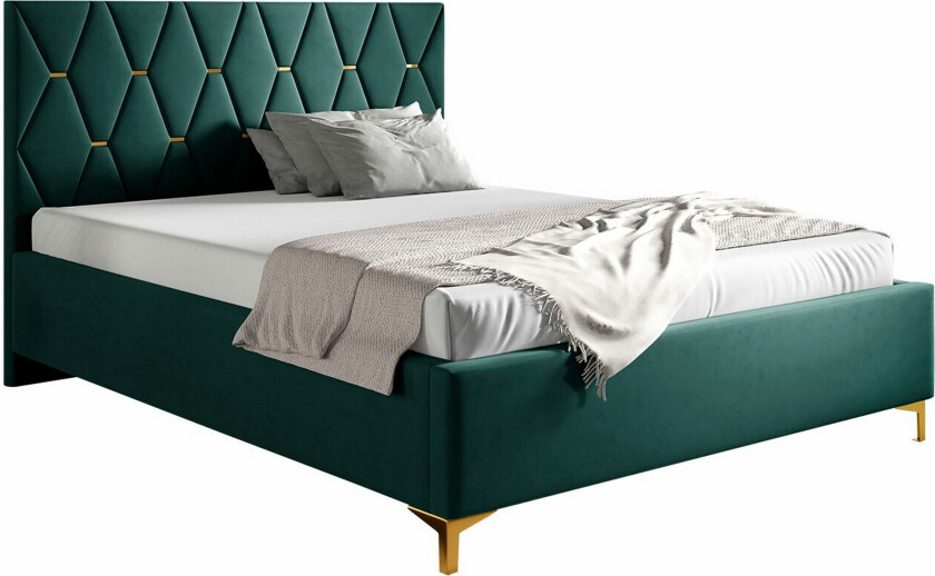 Boisdale Sengeramme 180x200 cm - Mørkegrønn