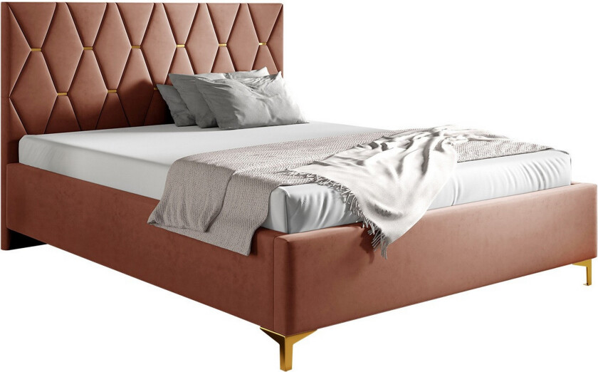 Boisdale Sengeramme 180x200 cm - Rosa