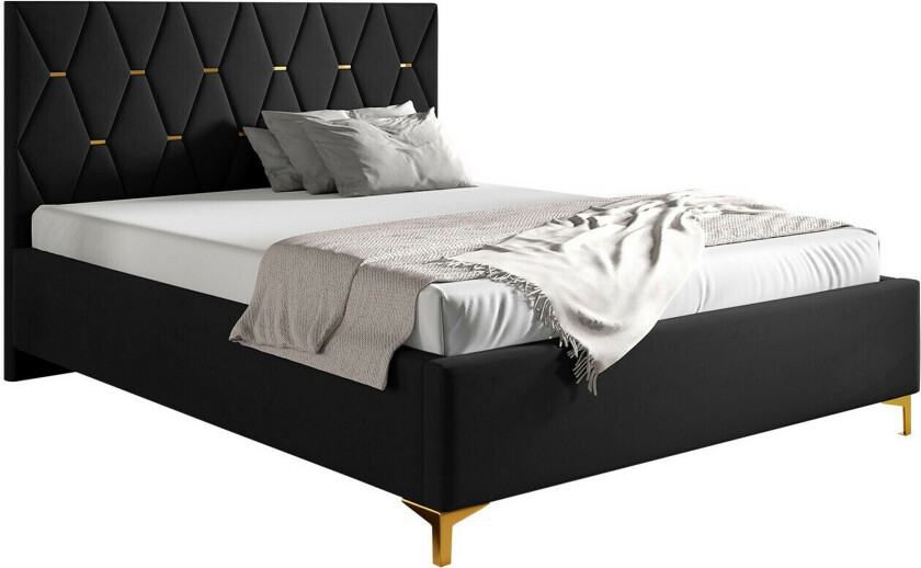 Boisdale Sengeramme 180x200 cm - Svart