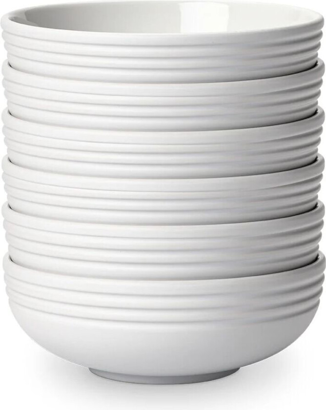 Lines skål Ø16 cm 6-stk. Hvit