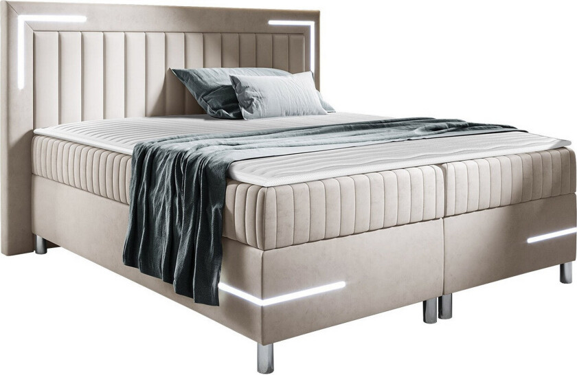 Lillsel Sengeramme 160x200 cm - Beige