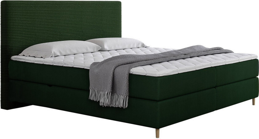 Derry Sengeramme 180x200 cm - Mørkegrønn