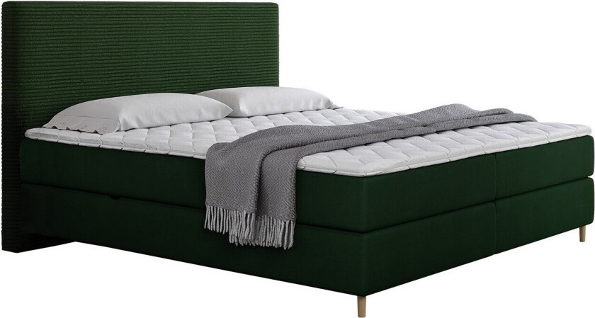Derry Sengeramme 160x200 cm - Mørkegrønn