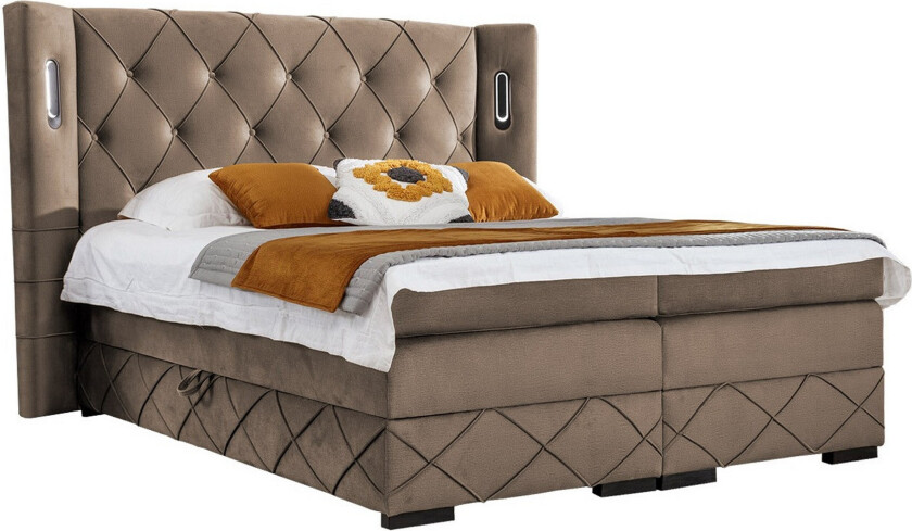 Boisdale Sengeramme 180x200 cm - Brun