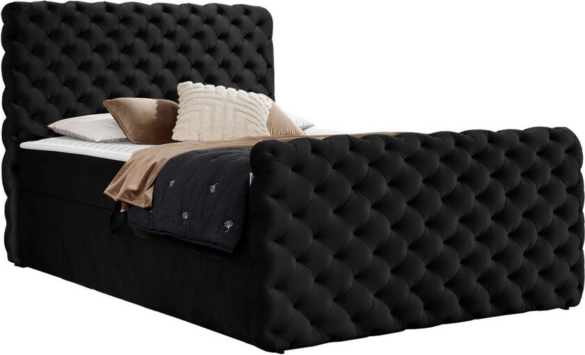 Almancil Sengeramme 200x200 cm - Svart