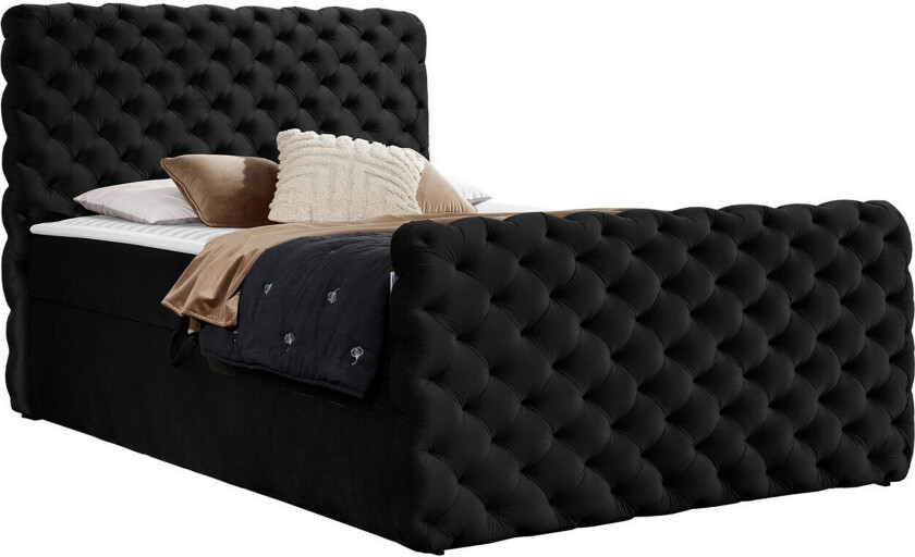 Almancil Sengeramme 180x200 cm - Svart