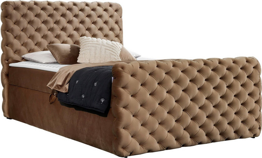 Almancil Sengeramme 160x200 cm - Brun