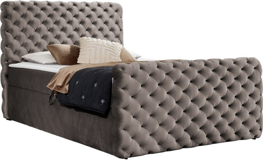 Almancil Sengeramme 160x200 cm - Brun