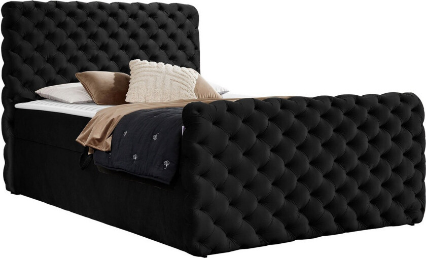 Almancil Sengeramme 140x200 cm - Svart