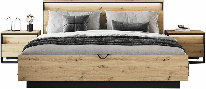 Rathmore Sengeramme 160x200 cm - Svart