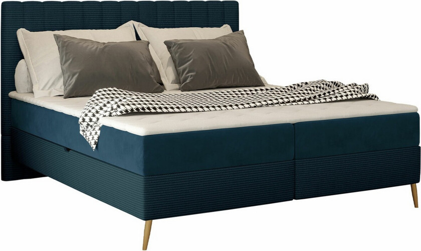 Rathkeale Sengeramme 180x200 cm - Mørkeblå