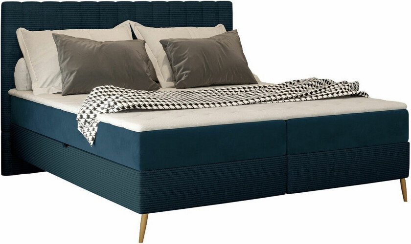 Rathkeale Sengeramme 160x200 cm - Mørkeblå