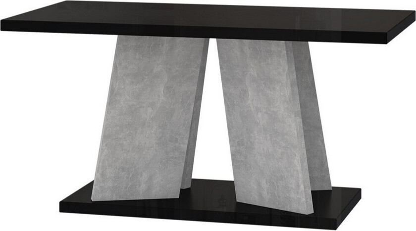 Denogal Sofabord 70 cm - Sort høyglans