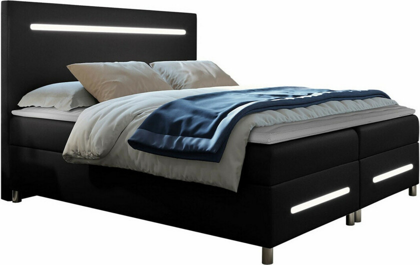 Boisdale Sengeramme 160x200 cm - Svart