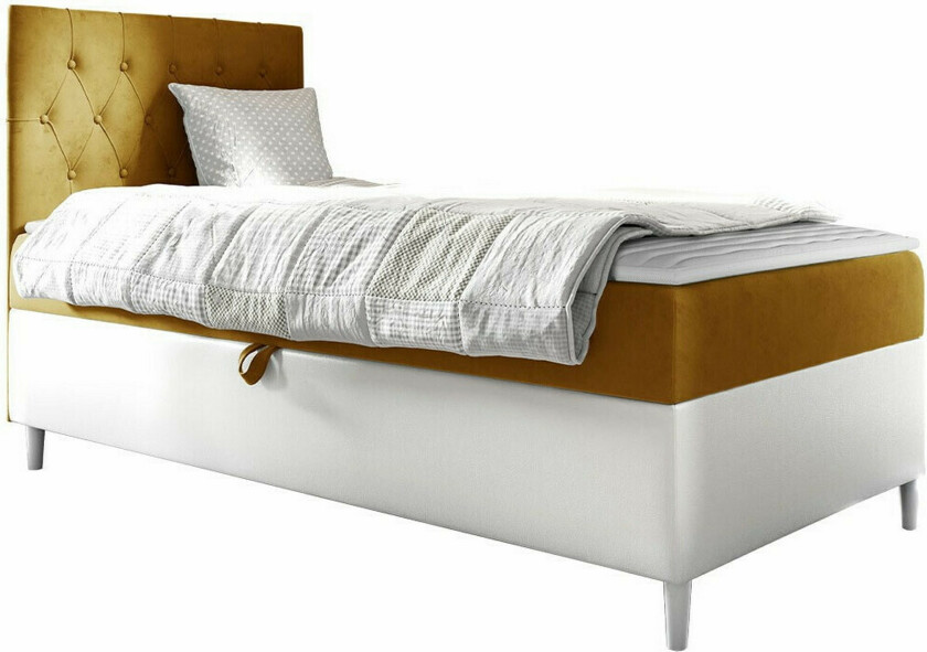 Boisdale Sengeramme 100x200 cm - Gul