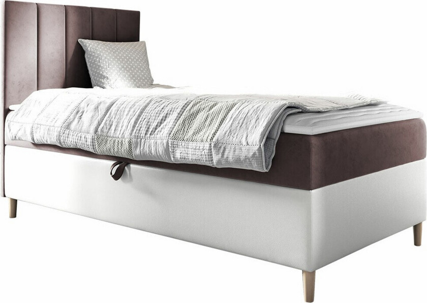 Boisdale Sengeramme 100x200 cm - Brun/Hvit