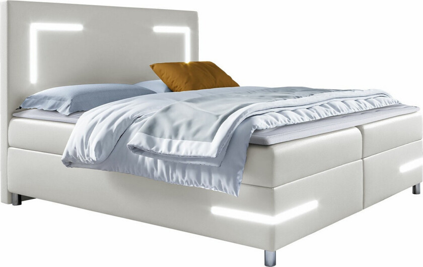 Boisdale Sengeramme 120x200 cm - Hvit