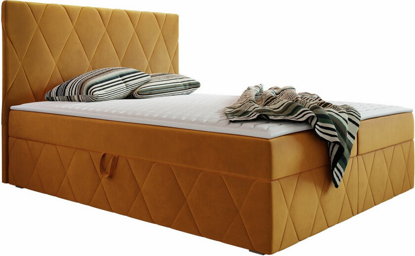 Kintore Kontinentalseng 180x200 cm - Gul