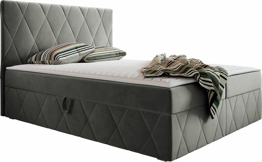 Kintore Kontinentalseng 180x200 cm - Mørkegrå