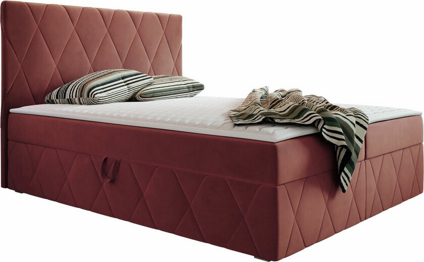 Kintore Kontinentalseng 160x200 cm - Rosa