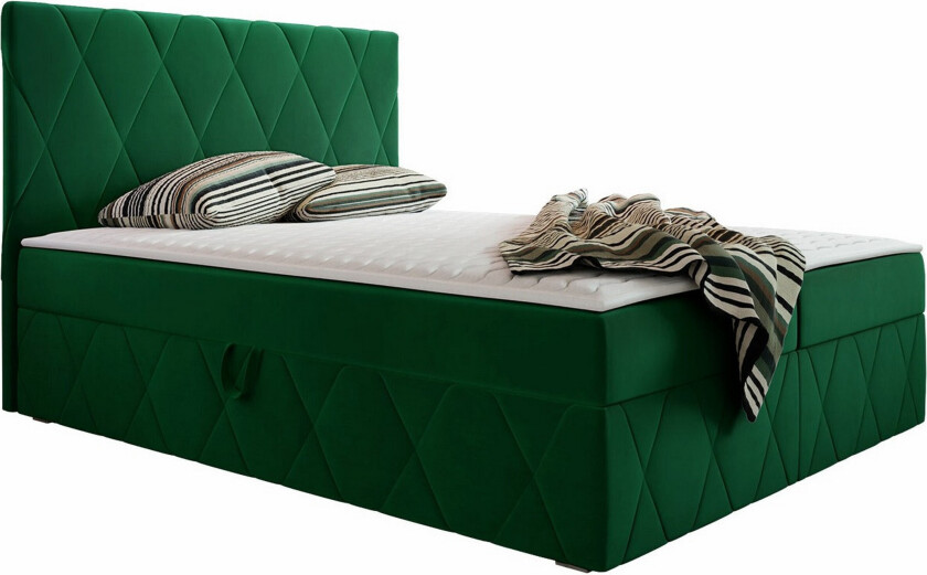 Kintore Kontinentalseng 160x200 cm - Mørkegrønn