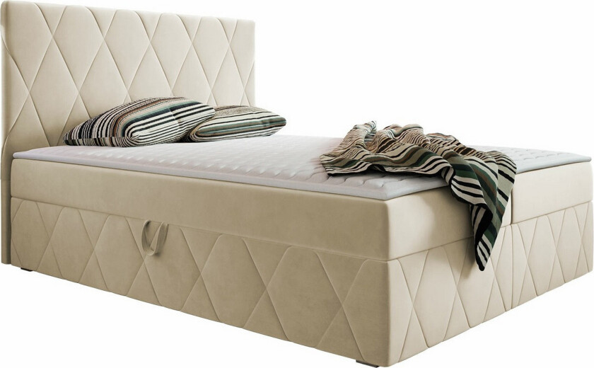 Kintore Kontinentalseng 140x200 cm - Beige/Lys Beige